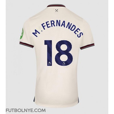 Camiseta West Ham United Mateus Fernandes #18 Visitante Equipación 2025-26 manga corta Camiseta West Ham United Mateus Fernandes #18 Visitante Equipación 2025-26 manga corta